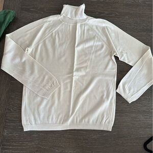 Talbots L turtleneck cream.